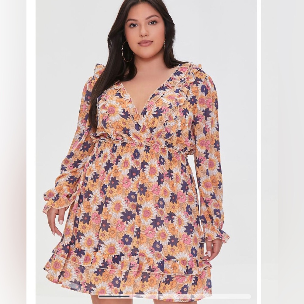 Forever 21 floral mini dress